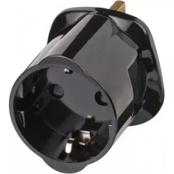 Kelioninis adapteris Brennenstuhl 1508533 Type G UK Type F juodas