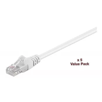 Microconnect V-UTP515WVP tinklo kabelis baltas 15 m Cat5e U/UTP