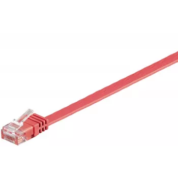 Microconnect V-UTP601R-FLAT tinklo kabelis Raudonas 1 m Cat6 U/UTP