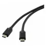 Microconnect DOCKUSB3.2CC1 USB-C kabelis 1 m, USB 3.2 Gen 2, juodas