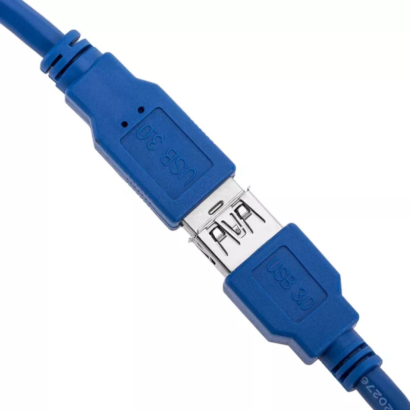 Techly USB 3.0 ilginimo laidas A Kištukas / A Lizdas 0,5 m mėlynas ICOC U3-AA-005-EX