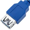 Techly USB 3.0 ilginimo laidas A Kištukas / A Lizdas 0,5 m mėlynas ICOC U3-AA-005-EX