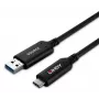 Lindy 50m USB 3.2 Gen 1 Type A į C hibridinis šviesolaidinis kabelis