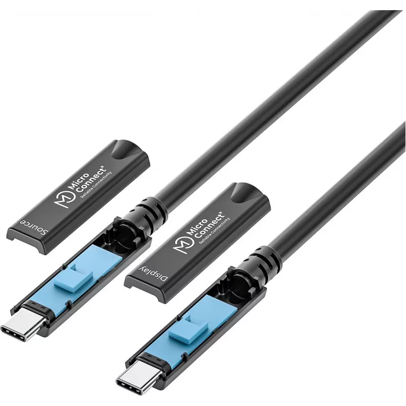 USB-C kabelis MicroConnect MC-USB3.2CC05-8K-OP 5 m – palaiko 8K vaizdą, USB 3.2