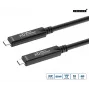 USB-C laidas MicroConnect MC-USB3.2CC15-8K-OP, 15 m, USB-C į USB-C, 8K palaikymas