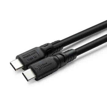 USB-C laidas MicroConnect ColorFlex 100W USB3.2CC03-LSZH, USB-C į USB-C, USB 3.2, 100W PD, LSZH gaubtas