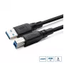 MicroConnect ColorFlex USB 3.2 A-B Gen 1 jungiamasis laidas, 2 m, LSZH be halogenų