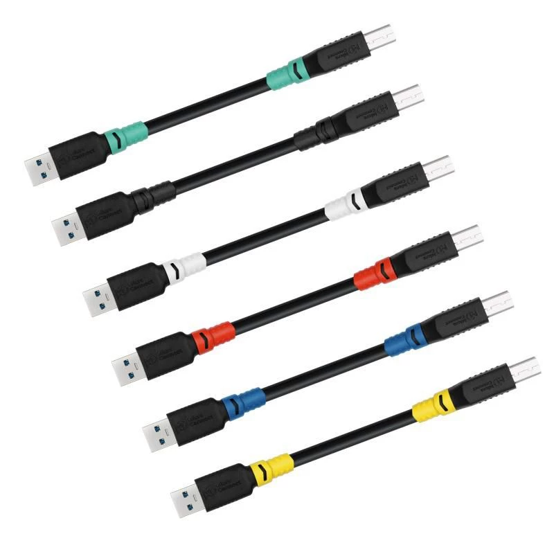 MicroConnect ColorFlex USB 3.2 A-B Gen 1 jungiamasis laidas, 2 m, LSZH be halogenų