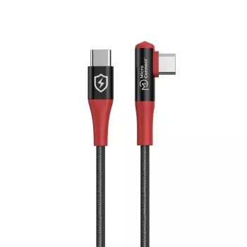 MicroConnect MC-ANGCUSBC-SC-240W USB-C krovimo laidas su duomenų blokavimu, 240W