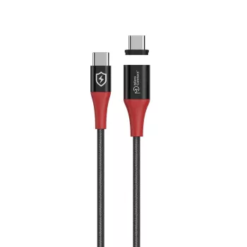 MicroConnect MC-MAGNETIC-CUSBC-SC-240W USB-C magnetinis maitinimo laidas — 240W Power Delivery, atjungiama magnetinė jungtis