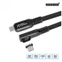 Microconnect MC-LS-USB4CC0.5-A USB4 laidas 0.5 m USB A – USB C juodas