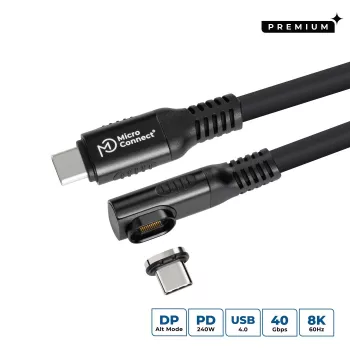 Microconnect MC-LS-USB4CC1.0-A USB 4 kabelis 1 m USB C juodas