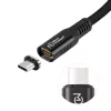 Microconnect MC-LS-USB4CC0.5 USB laidas 0,5 m USB-C juodas