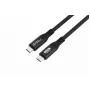 MicroConnect USB4CC05-240W-80GBPS Premium USB4 Gen 4 USB-C kabelis, 0,5 m, 80 Gbps, 240 W