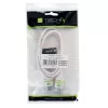 Techly 1 m HDMI laidas su Ethernet, A/A, M/M, baltas ICOC HDMI-4-010WH