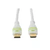 Techly 1 m HDMI laidas su Ethernet, A/A, M/M, baltas ICOC HDMI-4-010WH