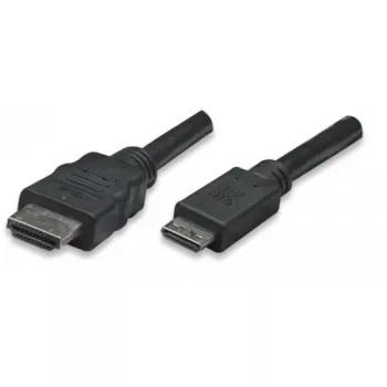 Techly ICOC-HDMI-B-015 HDMI kabelis 1,8 m HDMI A (standartinis) – HDMI C (mini) juodas