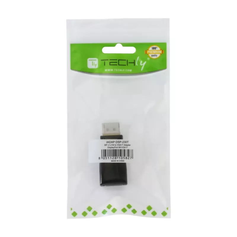 Kabelio lyties keitiklis DisplayPort į VGA Techly IADAP-DSP-230T