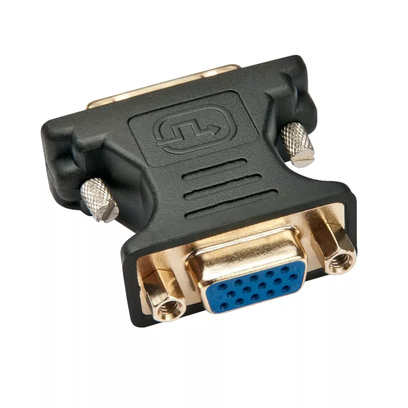 Lindy DVI-A (vyriškas) į VGA (moterišką) adapteris, juodas