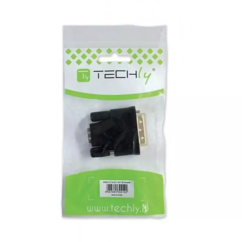 Techly IADAP DVI-9100 DVI į analoginį VGA adapteris, VGA, DVI-I, juodas