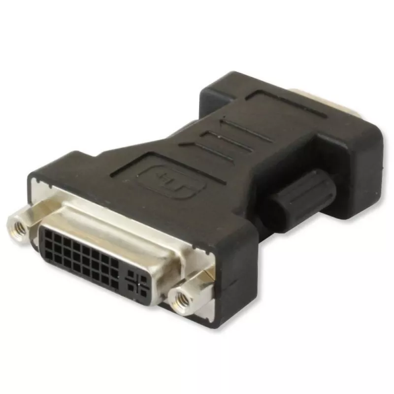 Techly IADAP DVI-9100 DVI į analoginį VGA adapteris, VGA, DVI-I, juodas