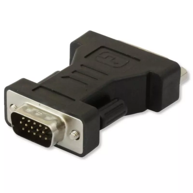 Techly IADAP DVI-9100 DVI į analoginį VGA adapteris, VGA, DVI-I, juodas