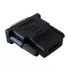 Lyties keitiklis DVI-D juodas Techly IADAP-DVI-HDMI-F