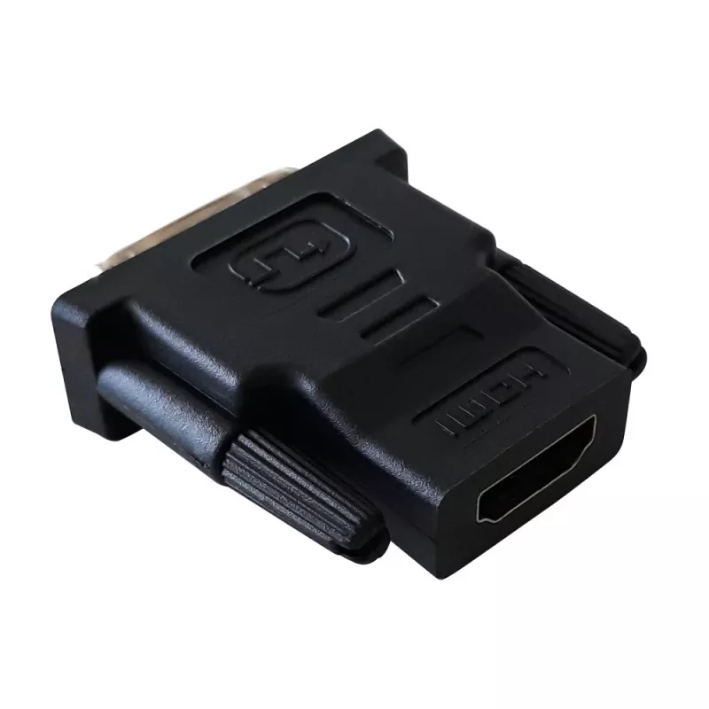 Lyties keitiklis DVI-D juodas Techly IADAP-DVI-HDMI-F