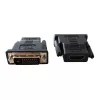 Lyties keitiklis DVI-D juodas Techly IADAP-DVI-HDMI-F