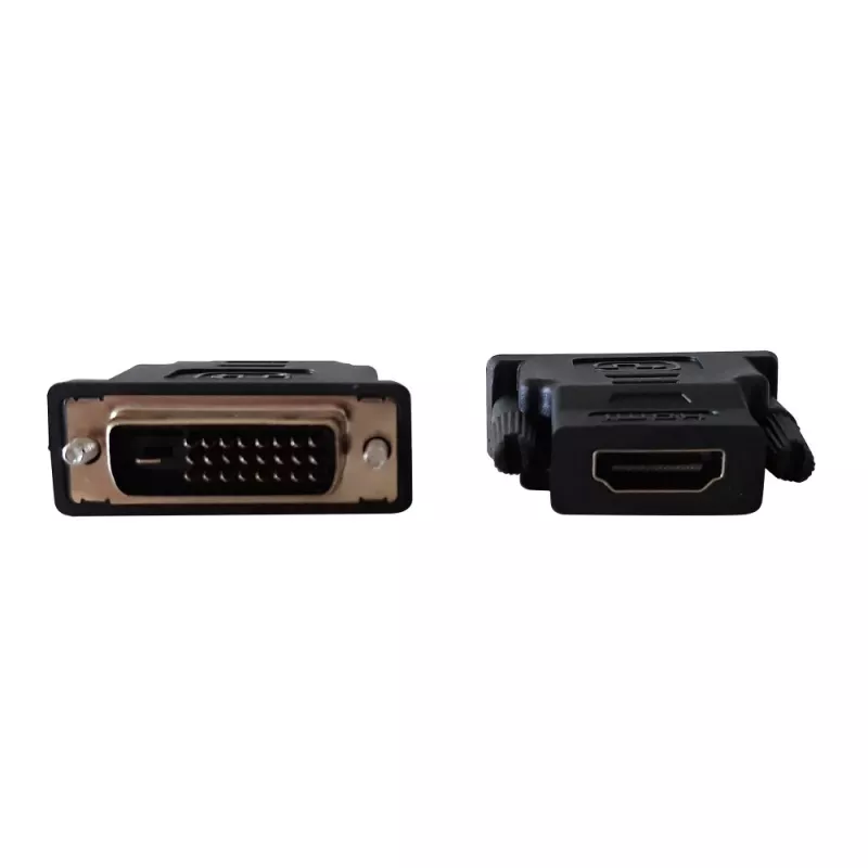 Lyties keitiklis DVI-D juodas Techly IADAP-DVI-HDMI-F