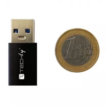 USB adapteris Techly IADAP USB3-AFT USB A į USB C juodas
