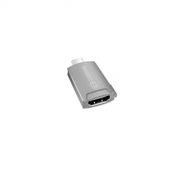 Jungties adapteris Terratec CONNECT C12 USB Type-C – HDMI pilka