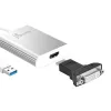 j5create JUA354 USB 3.0 į 4K HDMI vaizdo adapteris, sidabrinis