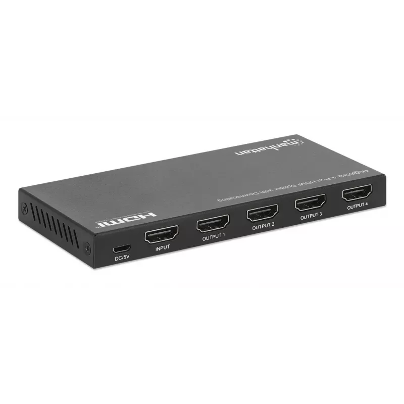 HDMI skirstytuvas Manhattan 4 prievadų 4K@60Hz su mažinimu