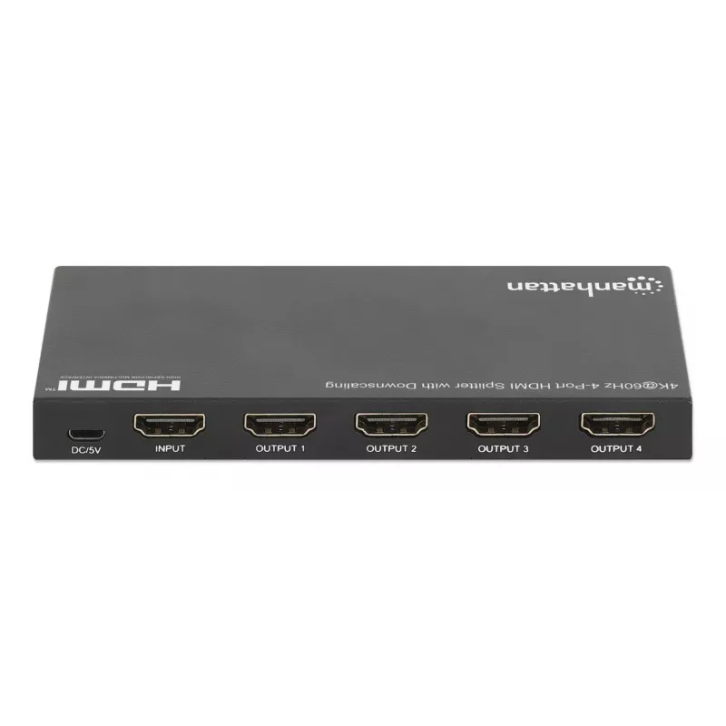 HDMI skirstytuvas Manhattan 4 prievadų 4K@60Hz su mažinimu