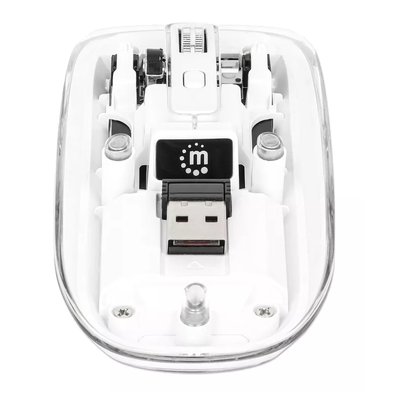 Manhattan Transparent Rechargeable Wireless USB pelė