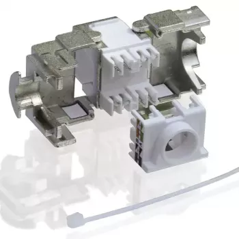 VALUE Cat.6a Keystone RJ-45 Ekranuotas Beįrankis 26.99.0366