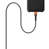 USB-C į USB-C maitinimo laidas Eaton 1,5 m — Kevlar šerdis, USB 2.0, juoda/oranžinė