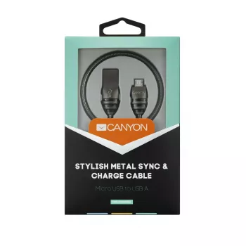 USB laidas Canyon CNS-USBM5DG, USB A – Micro-USB A, 1 m, USB 2.0