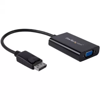 StarTech.com DisplayPort į VGA adapteris su garsu, 0,184 m, 1920 x 1200 pikselių, 1080p, juodas