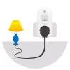 Maitinimo lizdo adapteris LogiLink PA0248 Baltas