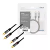 Audio kabelis LogiLink CA1201 0,5 m 2 x RCA juodas