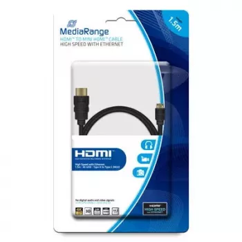 HDMI kabelis MediaRange MRCS165 1,5 m