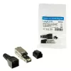 Jungiamasis kabelis LogiLink MP0044 RJ-45 Cat6a 0,5 m Nerūdijantis plienas