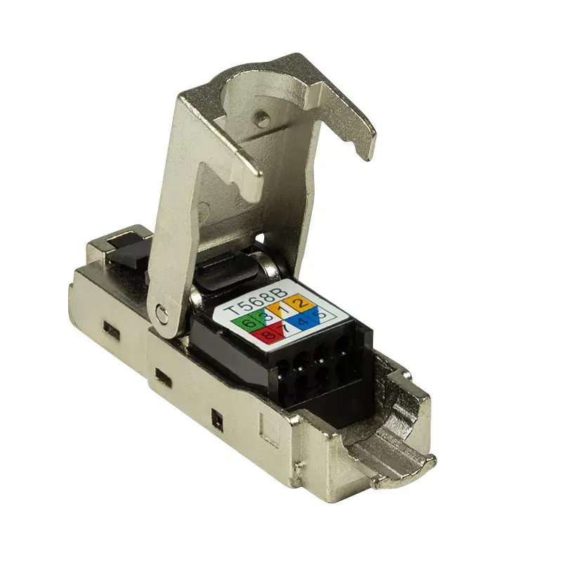 Jungiamasis kabelis LogiLink MP0044 RJ-45 Cat6a 0,5 m Nerūdijantis plienas