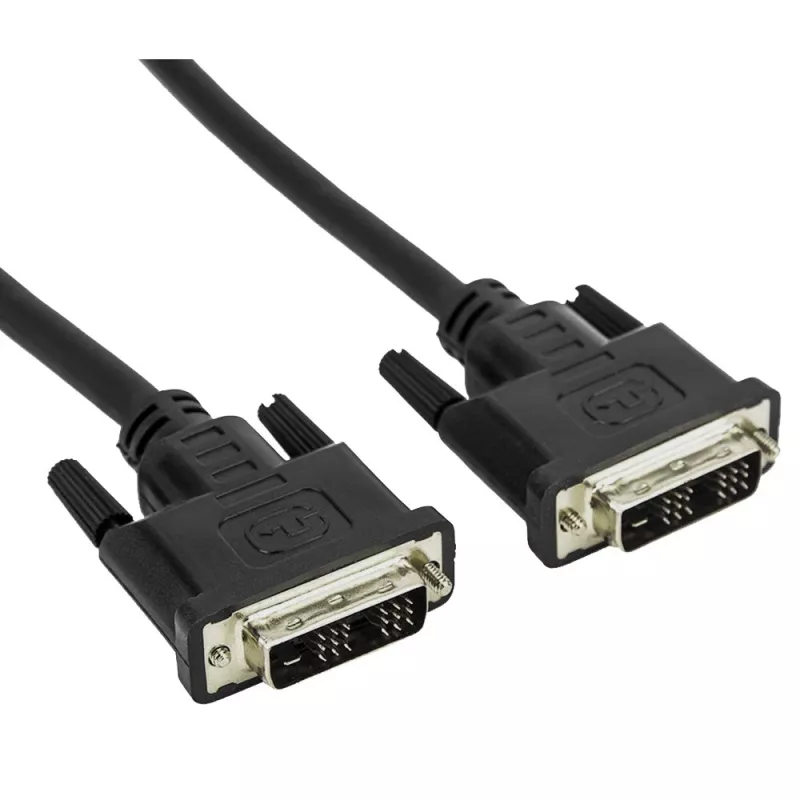 DVI-D kabelis Techly ICOC-DVI-8050 5 m juodas