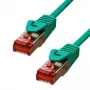 Ethernet kabelis ProXtend CAT6 RJ-45 F/UTP 15 m Žalias