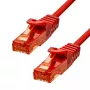 ProXtend 6UTP-20R Ethernet jungiamasis kabelis, CAT6 U/UTP, LSZH, 20 m, raudonas