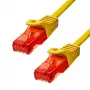 Ethernet kabelis ProXtend CAT6 RJ-45 U/UTP 3 m geltonas