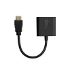 MicroConnect HDMVGA1B HDMI į VGA adapteris, HDMI A tipo kištukas į VGA (D-Sub) lizdą, 0,15 m, juodas
